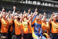 Kyle Larson at the NTT IndyCar Series Indianapolis 500 Qualifying - Source: Getty